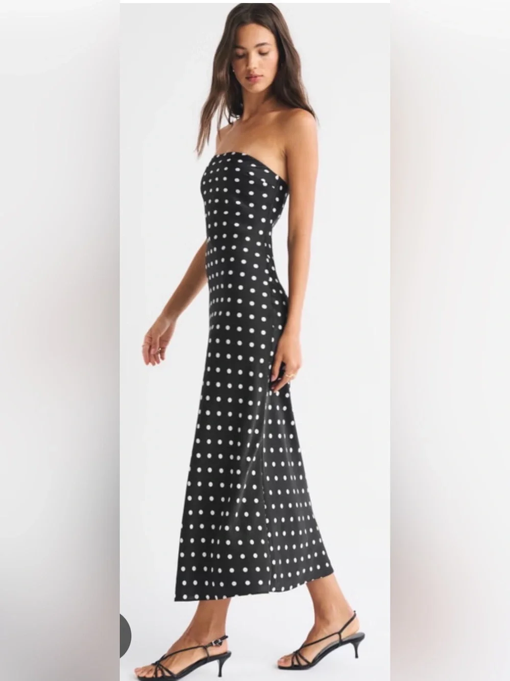 Polka Dot Dress With Scarf